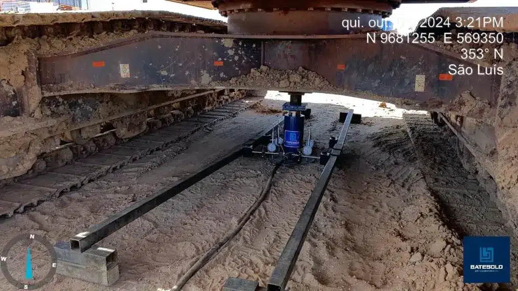 ensaio de carga de placa